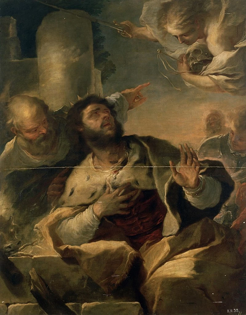 Apparizione dell'angelo a re Davide - Hermitage